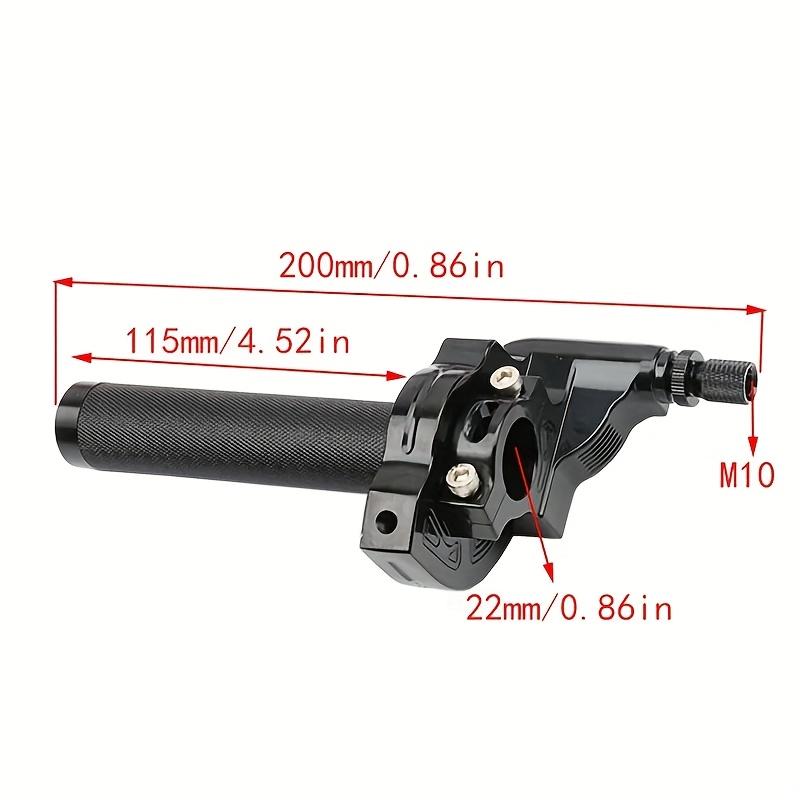22mm 7/8 Inch Universal Aluminum Moped ATV Quad Bike Motorcycle Universal Accelerator Throttle Twist Grip Handlebar Cable Throttles 2