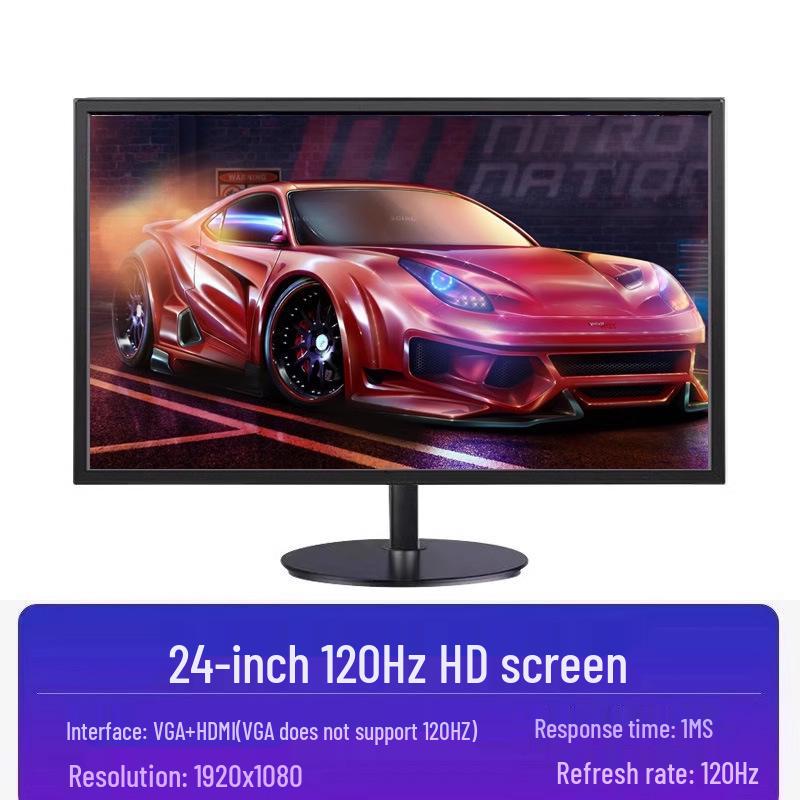 24-Inch Borderless HD Desktop Monitor Screen