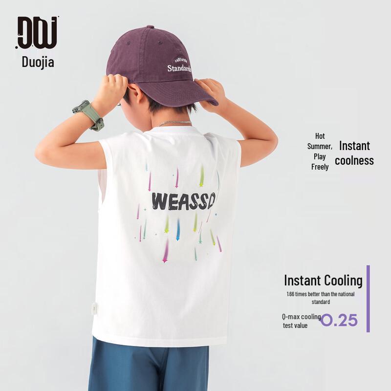 

Duojia Boys Colorful Meteor Cool Cotton Tank Top 110