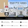Yoosee 6MP 4G Surveillance Camera with 10x Zoom and 4-Lens Configuration