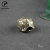 Retro Brass Mythical Beast Turtle Shell Bell Vintage Pure Copper Car Keychain Pendant Lucky Animal Statue Desktop Ornament Decor