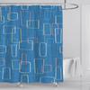 Tende da Doccia a Strisce alla Moda Impermeabili Spesse Tende da Bagno per Bagno Vasca da Bagno Copertura Ampia e Larga da Bagno con Ganci