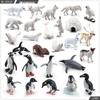 Realistic Arctic Animal Models: Polar Bear, Arctic Fox, Seal, Walrus, Whale
