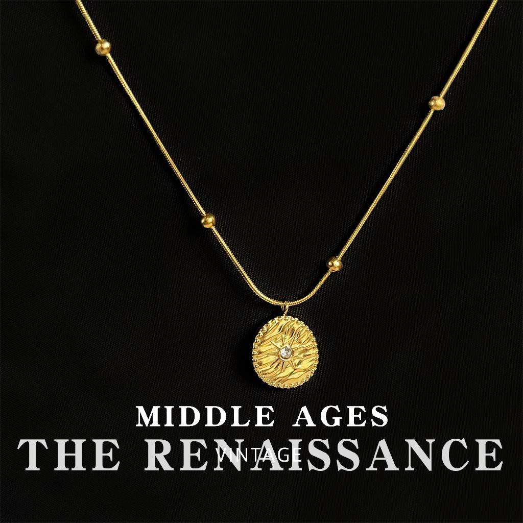 18k real gold plated liquid mango zircon necklace sweater chain necklace women