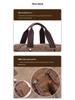 Cross-Border Canvas Laptop Backpack - Large Capacity Business Travel Bag