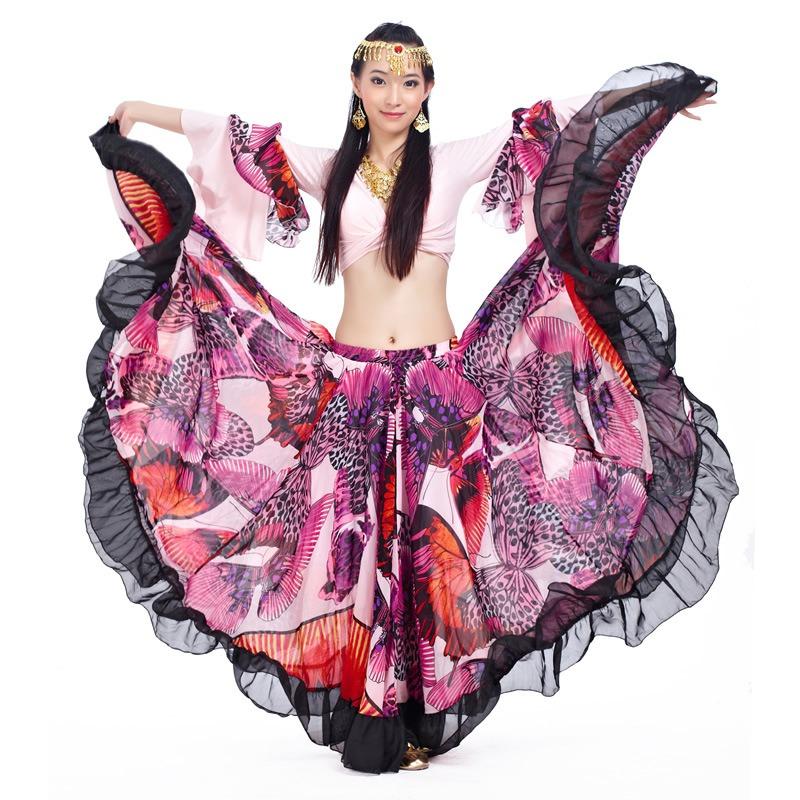Oriental Dance Swinging Skirt Flower Skirt Set Belly Dance Skirt Swinging Dance Skirt Belly Dance Skirt Set