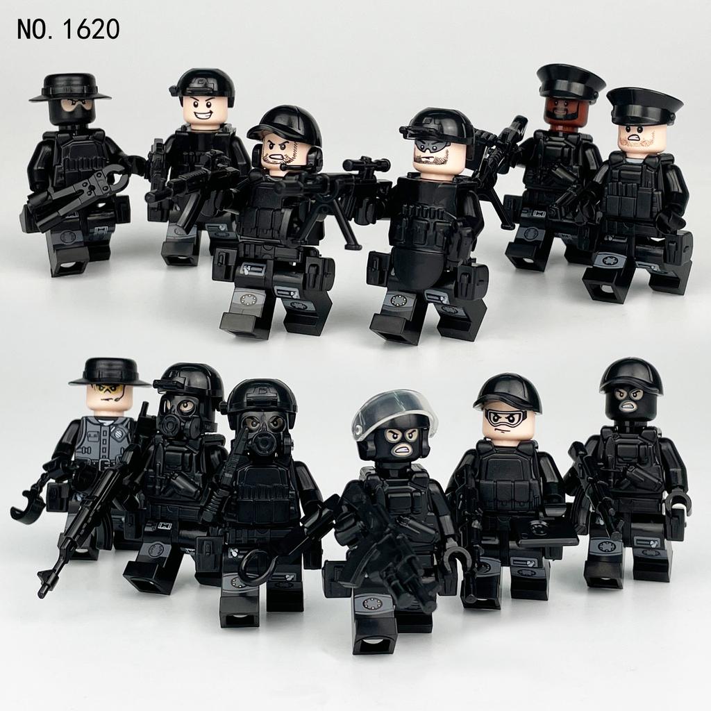 Special Police Forces Jungle Scouts Police Bandits Children Educational Assembly Building Blocks Toys Toys for Girls Dolls