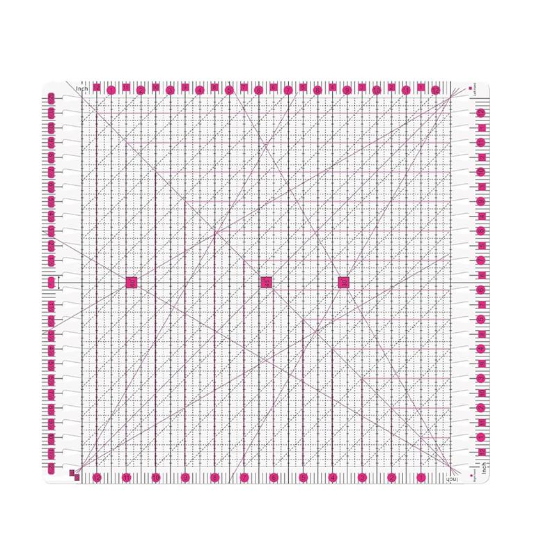 

Quilt Strip Rulers-For Quilting Ruler-12.5 X 12.5 Slotted For Fabric Precise Cutting For Sewing
