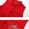 Spring and Autumn Waistcoat Women's Plus Size Western Style Thin Woolen Pocket Embroidered Waistcoat Fashion Waistcoat Jacket