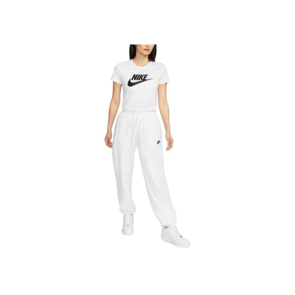 New Nike Set In Sleeve T Shirt Women's White DV6095-100