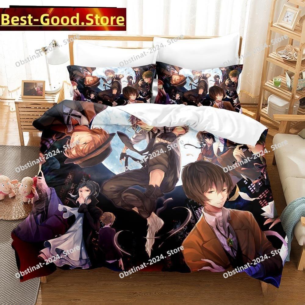 3D Print Anime Kawaii Girl Kyouka Bedding Set Printed Bed Set Duvet Cover Sheet Pillowcase Soft Quilt Cover Full Queen King Size