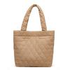 Niche design simple casual cotton rhombus handbag shoulder bag versatile trend underarm bag women
