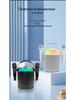 Portable All-in-One RGB Night Light Bluetooth Speaker with Microphone for Family KTV
