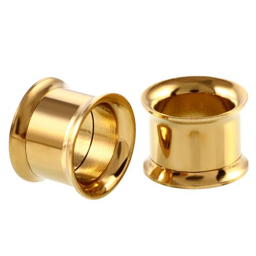 2Pcs/lot 2mm-30mm Stainless Steel Ear Stretcher Expanders Tunnels and Plugs Earrings Screwed Back Ear Dilations Ear Expansions