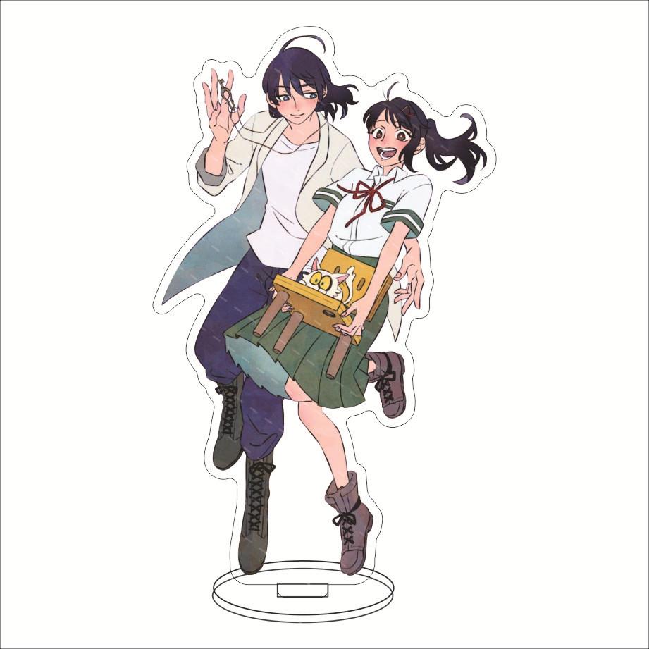 Anime Suzumeno Tojimari Suzume Movie Acrylic Stand Model Plate Decoration Desk Figure Display Girl Gift Artist Products Standee
