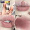 Waterproof Velvet Lipstick Easy To Wear Long-lasting Lipstick Matte Nude Coffee Lip Glaze Non-stick Cup Makeup Lip Tint Cosmetic
