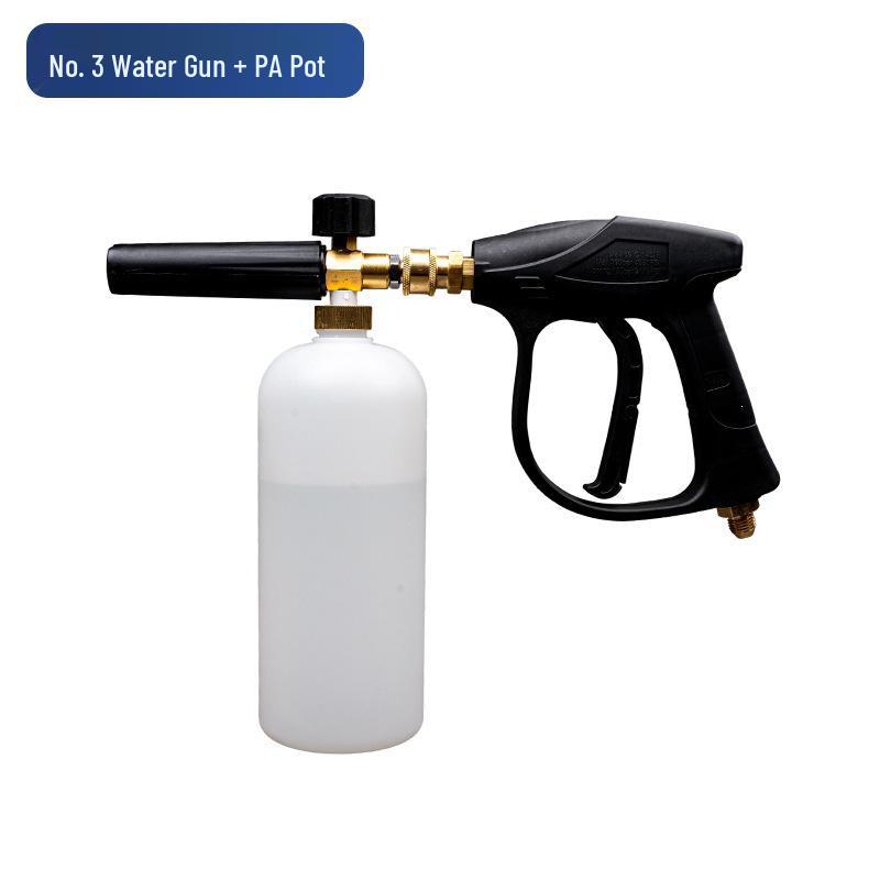 Portable High-Pressure Car Wash Spray Gun Set with PA Foam Nozzle