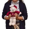 S020122 Santa's Factory Christmas Sweater Bear Santa L
