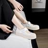 Zhao Ruth Mona Big Head Small Man Mary Jane Little White Shoes Women's Summer Height Increase Muffin Platform Canvas Shoes Single Shoes