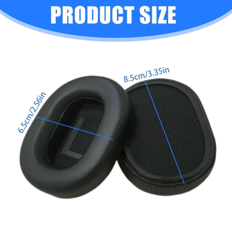 Coussinet d'oreille de remplacement en mousse souple pour écouteurs TAH6506 Oreillettes Coquille d'oreille avec joint d'étanchéité amélioré pour le confort Améliorant la qualité audio