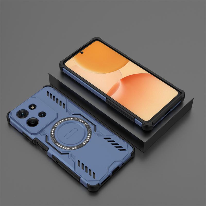 For Motorola Moto G75 Case For Moto G75 5G Anti-knock Magnetic Adsorption Wireless Charge Back Cover For Moto G75 Case 6.78 Inch