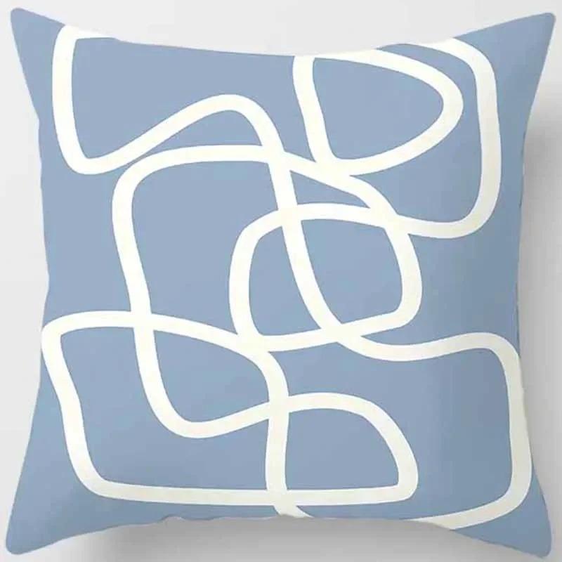 Simple Lines Abstract Pillowcase Office Living Room Car Ornaments Home Pillowcase
