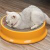 Cat Scratcher Bed with Replaceable Scratching Board Large Round Shape Scratch Resistant   Multifunction Cat Scratcher