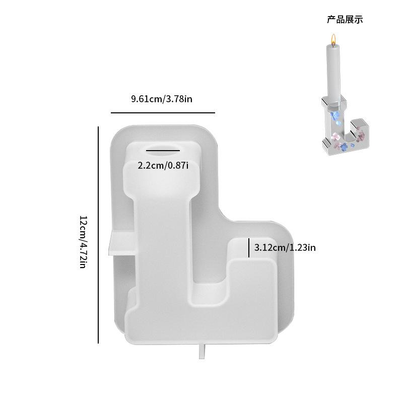 

Silicone Mold Love Letter Candle Mold Home Decoration Crystal Cement Gypsum For Art Projects Home Decor Enthusiasts Candle