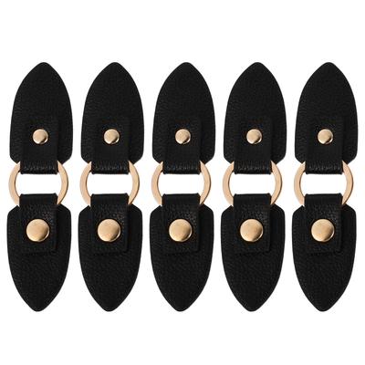 5 Paires Boucles à Bascule en PU pour Manteaux Ceintures Coupe-vent Fermetures Boutons de Fermeture de Remplacement Vêtements Décoratifs