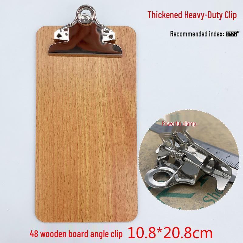 A4 Clipboard with Pen Holder, A5 Writing Pad, A3 Wooden Menu Holder, Cardboard Stationery Board