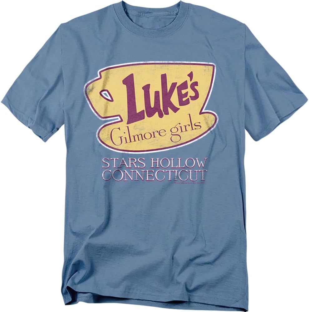 Popfunk Gilmore Girls Luke s Diner Adult T Shirt & Athletic Heather S разноцветный