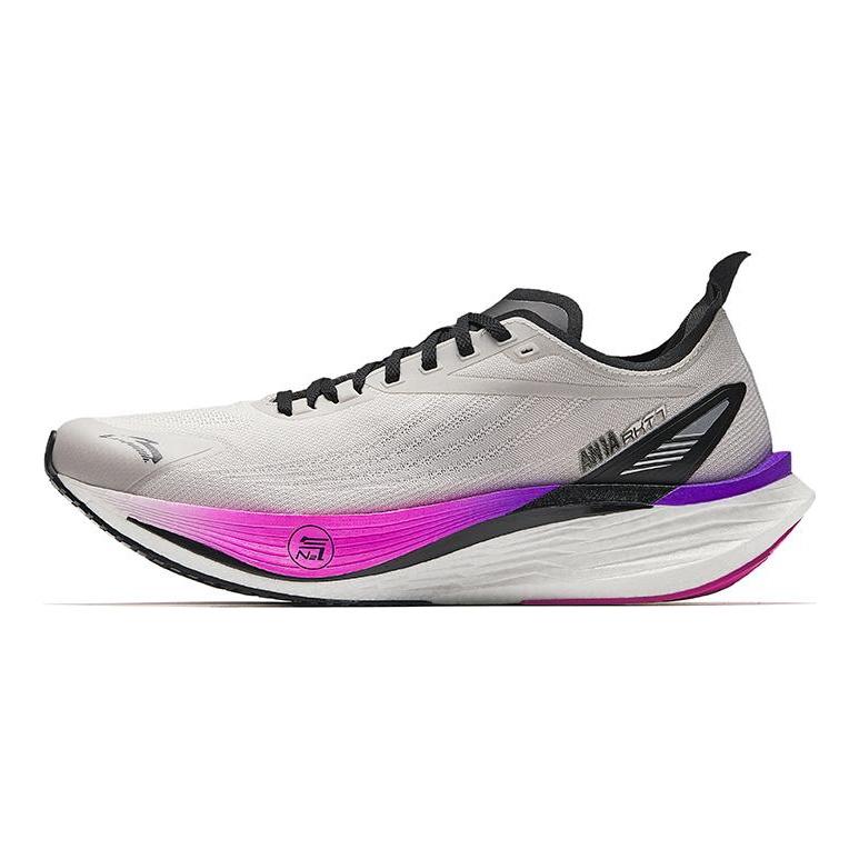 Anta Rocket 7.0 Pro Comfortable Sports Non-Slip Wear-Resistant Running Shoes Men sneaker Cloud-Gray Basic-Black 112545580-3