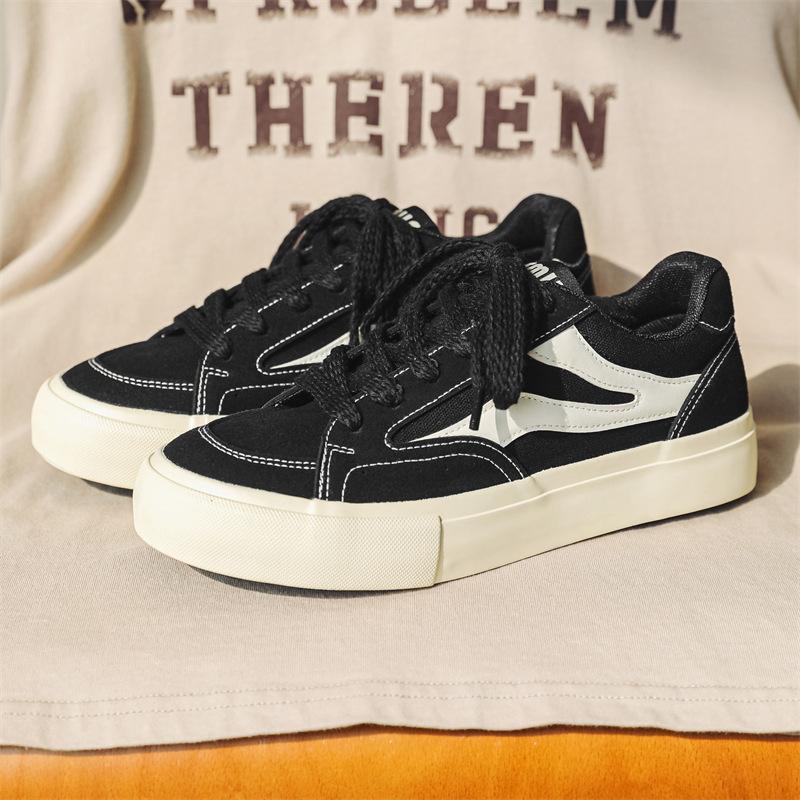 Men's shoes trendy niche original design canvas shoes spring new versatile leisure sports student men's shoes 7992