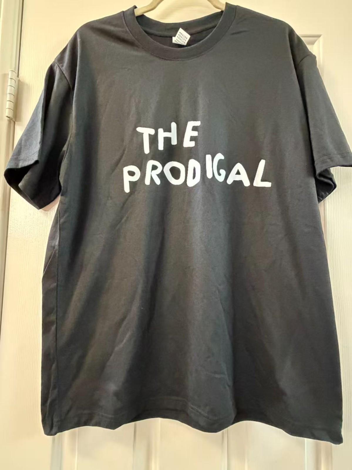 Josiah Queen The Prodigal T-Shirt Front Back Print Unisex Black Cotton Tee Unisex T-Shirt S