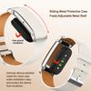 Adjustable Fitness Tracker Strap PU Leather Watch Strap for Google Fitbit Air for Men Women
