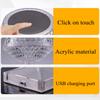 Crystal Table Lamp With Remote Control Led Night Light Luxurious Bedside Atmosphere Lamp USB Desk Lamp Candlelight Dinner Decor