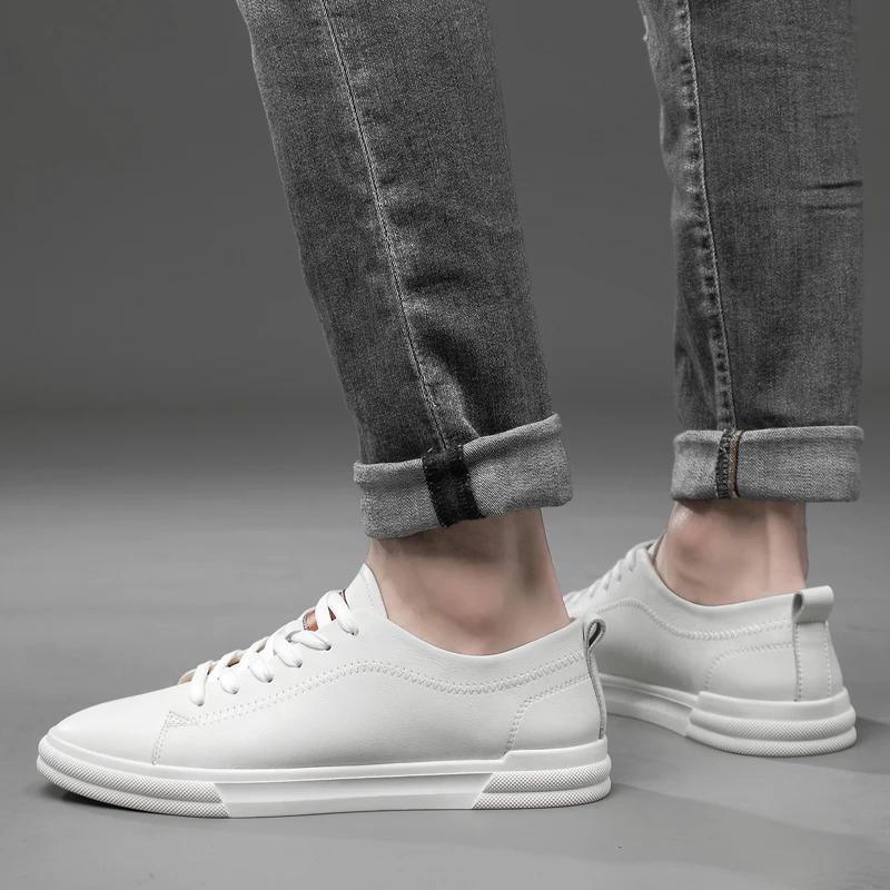 Flache oder 5 cm höhenerhöhende Herrenschuhe Lässige Elevator-Schuhe Herrenmode Lift-Sneakers Sport Echte Lederschuhe Hohe Schuhe