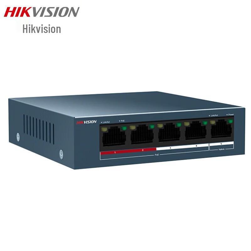 

Hikvision DS-3E0105P-E 5-Port Unmanaged 100M PoE Switch CN plug (adapter included)