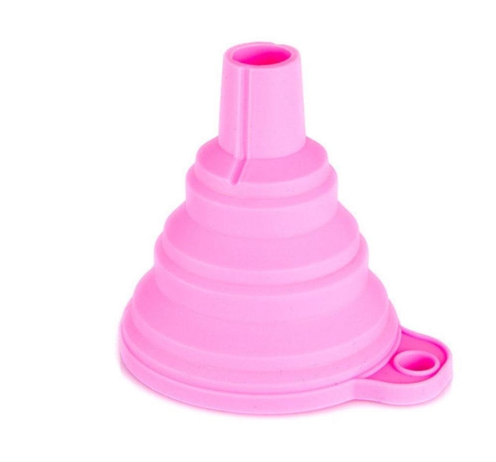 

Универсальная автомобильная воронка для двигателя силиконовая сменная складная портативная воронка для замены моторного масла и бензина автоаксессуары розовый