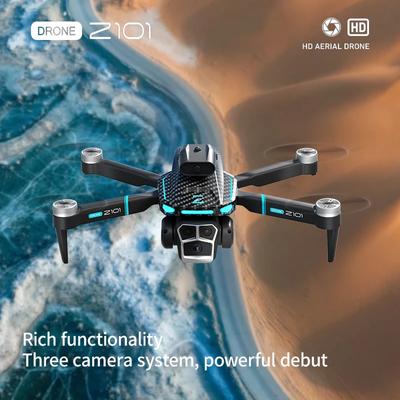 Neue Z101-Drohne mit langer Ausdauer, 8K ESC, HD-Luftaufnahmen, WIFI FPV, bürstenloser Quadcopter, optischer Fluss, Hindernisvermeidung, Hubschrauber, Geschenk für Kinder