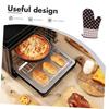 2pcs Heat Resistant Oven Mitts for Cooking and Baking, Comfortable Grip
