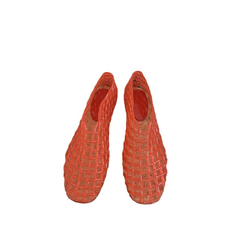 

2025 spring and autumn new bag head hole shoes women wear beach cool slippers non-slip super soft-soled sandals flat and comfortable 42 червоний
