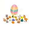 20PC 3D Printed Animal Figurines Set With 4.9 Inches Dragon Egg Articulated Flexible And Exquisitely