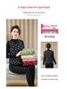 Women's Floral Vest for Autumn/Winter: Warm Cape, Inner/Outer Wear, Lightweight for Middle-Aged and Elderly Moms