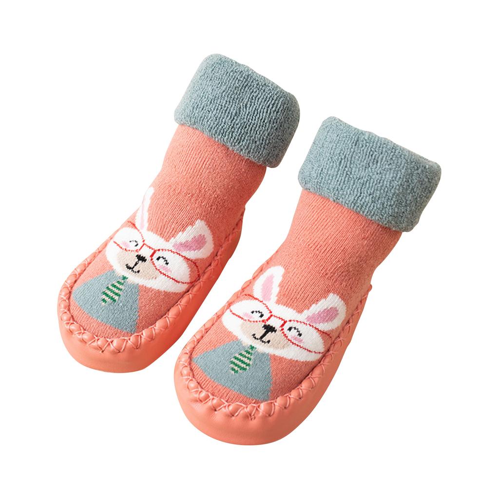 Newborn Baby Socks Shoes And Socks Non-slip Baby Class A Thickened Medium Cotton Socks 0-3 Years Old Toddler Floor Socks