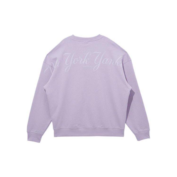 New Era SS22 Solid Color Crew Neck Long Sleeve Sweatshirt Unisex sweatshirt Purple 13095683