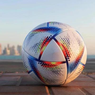 2022 Vysoce kvalitní fotbalový míč Oficiální velikost 5 PU Materiál Bezešvý Odolný proti opotřebení Zápasový trénink Fotbalový fotbal Voetbal