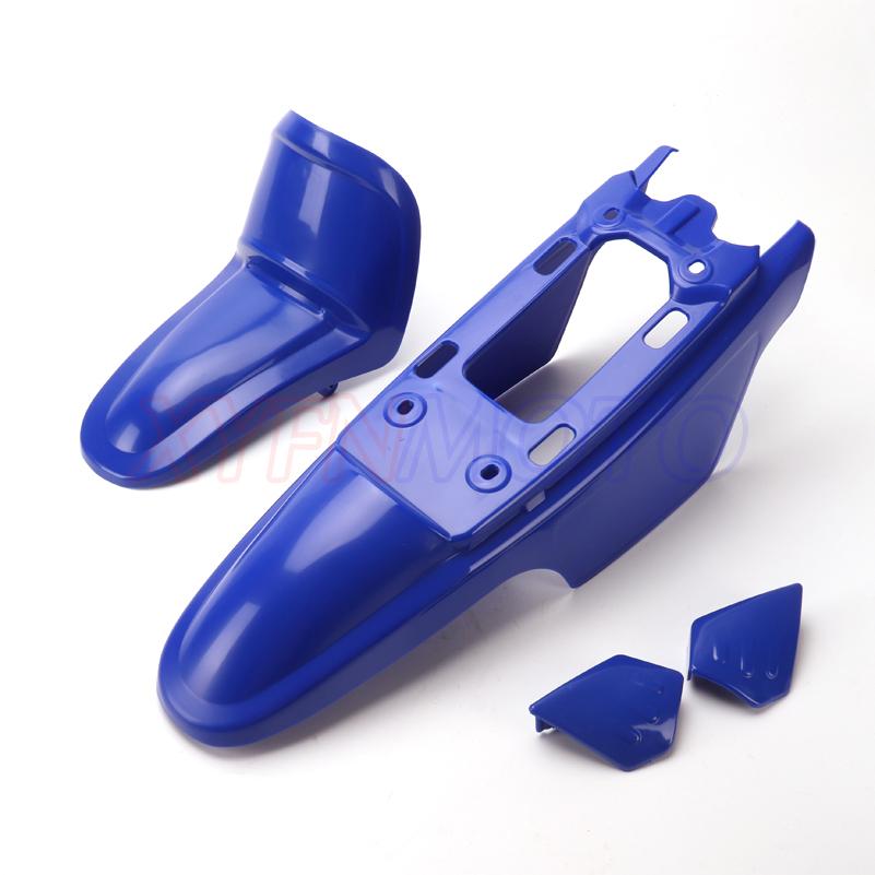 Motorcycle Plastic Front & Rear Kit Body Fender Cover Set Shell Mudguards Fairings Kit Fit Yamaha PW50 PY50 Peewee 50 Mini Bike