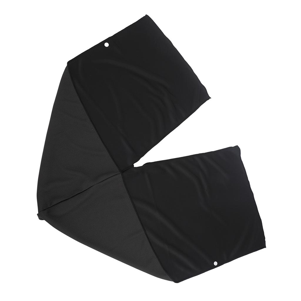Cooling Hoodie Towels U Shaped Hoodie Towel Sun Protection Quick Dry Sports Cooling Towels Black