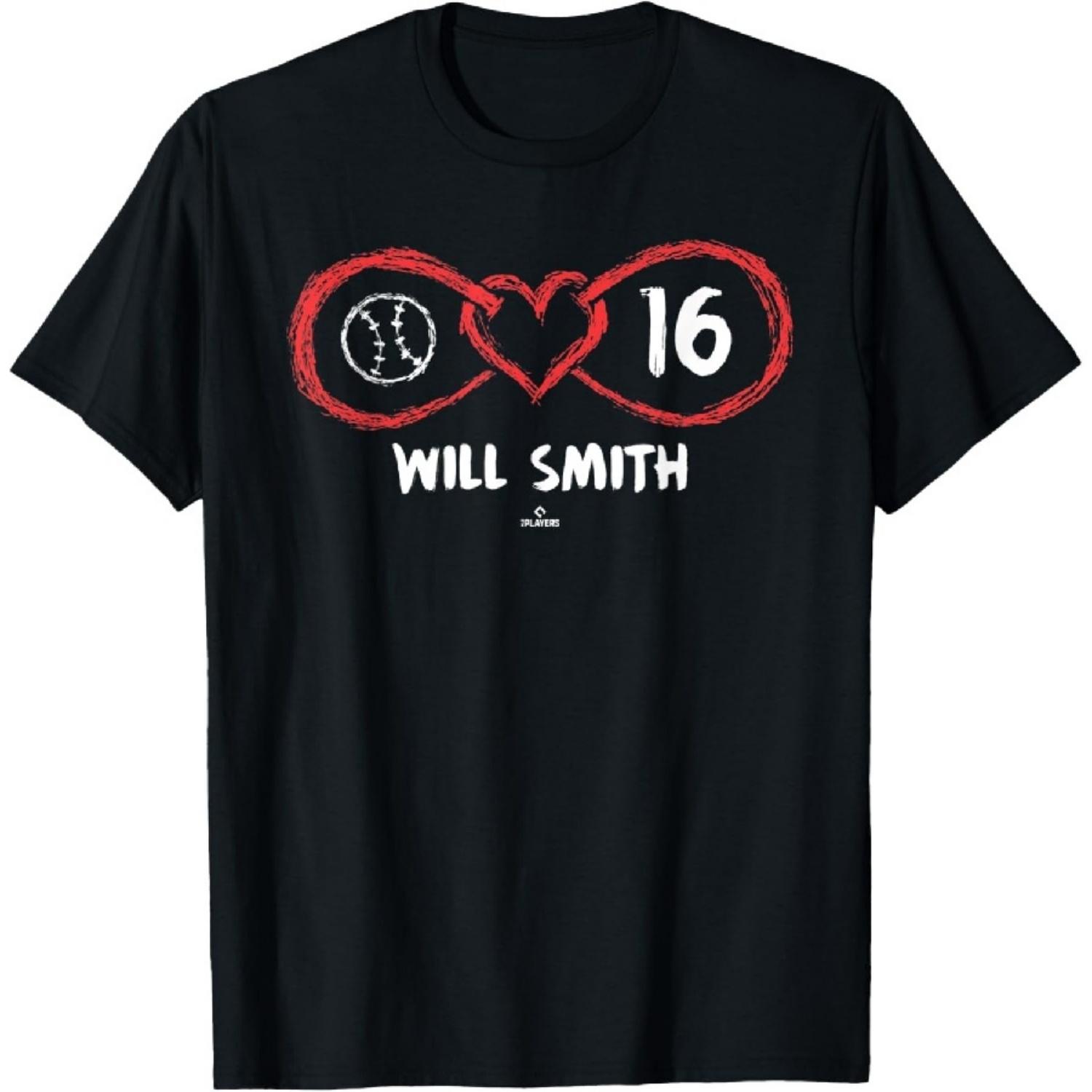

Infinite Heart Will Smith LA Los Angeles MLBPA T-Shirt XXXXXL чорний